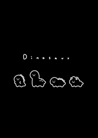 Smile Dinosaurs/black white.