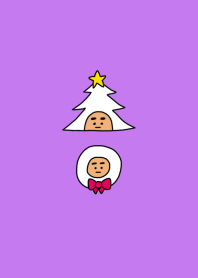 My thickened eyebrows Christmas Tree 2