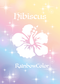 Hibiscus Rainbow color