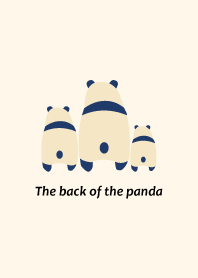 The back of the panda