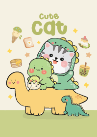 Cat Dino! Green