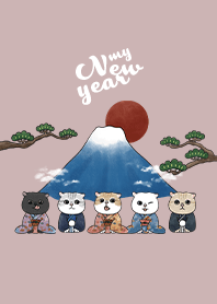 neko new year / rose pink