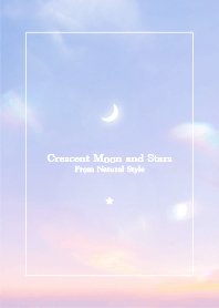 Crescent moon and stars #25