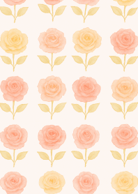 rose pattern04 pink & blue