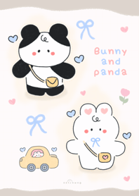 Bunny and panda ^_^