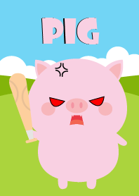 I Love Lovely Pink Pig Theme