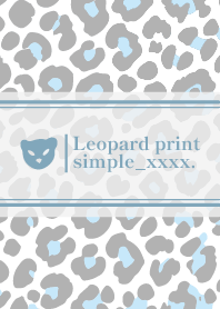 Leopard Print love cute simple Theme17