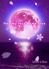 May my love come true ! Moon and Sakura