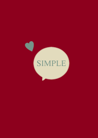 Retro red and beige.