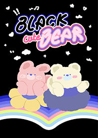 black cute bear