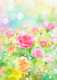薔薇(バラ)の花の着せかえ(R3897)