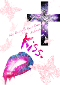♥Kiss Butterfly Space Cross♥