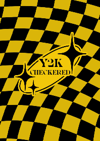 Y2K CHECKERED 01  - YELLOW