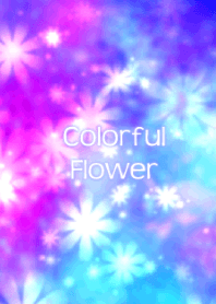 Colorful pop flower