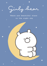 Girly Bear Starry Sky