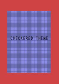 BLUE PURPLE CHECKERED THEMEj-RED-BEIGE