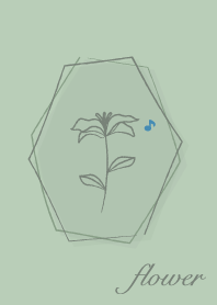 ดอกไม้ <โน้ตดนตรี> พิสตาชิโอ กรีน