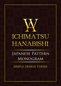 JPN Pattern Monogram "I.hanabishi"