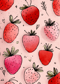Heart Strawberry Paradise