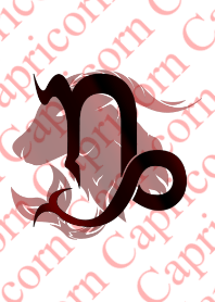 十二星座-山羊座３ レッド-