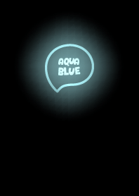Aqua Blue Neon Theme V.8