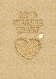Sand Picture Heart 38