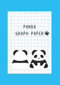 PANDA GRAPH PAPER/BLUE/GREEN