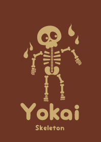 Yokai skeleton chocolate