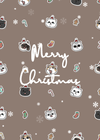 neko christmas1 - brown
