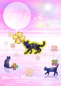 Good luck Moon and Cat Pink