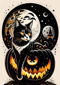 halloween cat a10B86