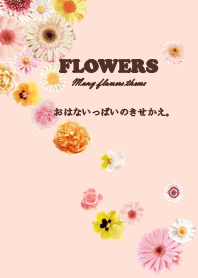 Many flowers theme