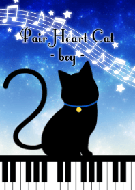 Pair Heart Cat -boy-