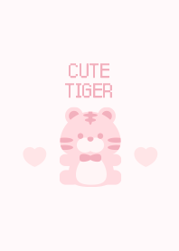 Cute Tiger simple2 Pink