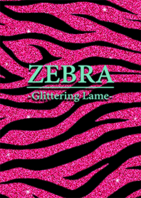 Lame zebra pattern pink color 2