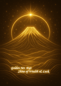 Golden Mt. Fuji: Shine of Wealth & Luck