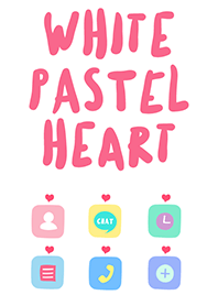 Simple Pastel White Heart