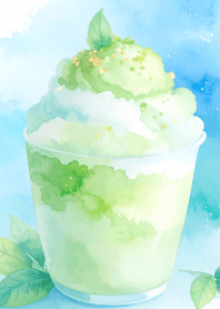 Matcha shaved ice Vol.1