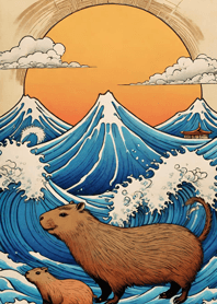 Ukiyo-e - Capybara 3B1Cc7