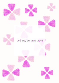 三角パターン2-水彩画-