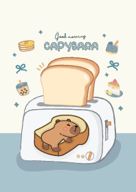 Capybara it's cute : morning!