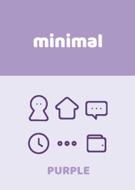 minimal みにまる purple