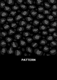 PATTERN The black leopard pattern.