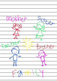 Family Pencil Drawing