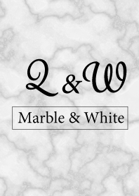 Q&W-Marble&White-Initial