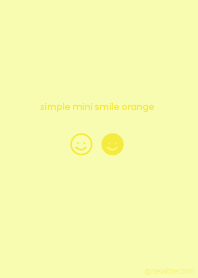 simple mini smile yellow
