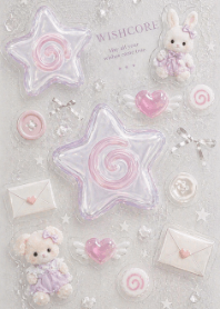 Milky Blue Wishcore Stickers