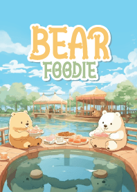 brown bears eat food in water