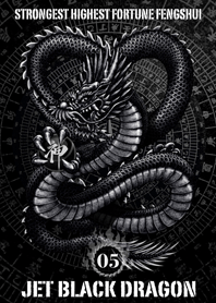 Jet black dragon Lucky 05