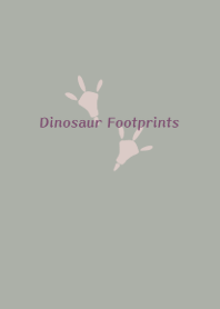 Dinosaur Footprints -smoky color-